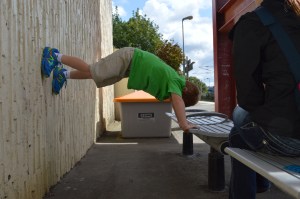 Ral waiting for train