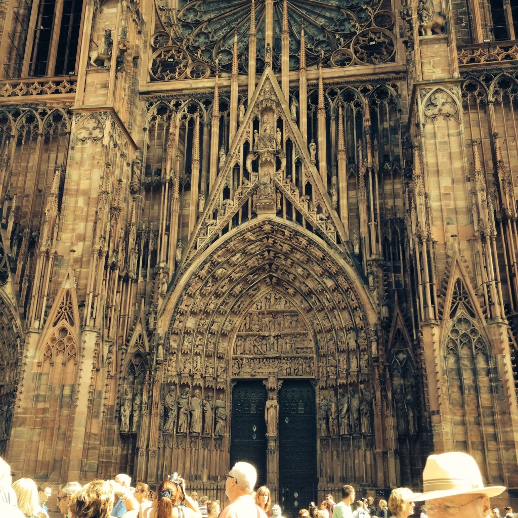 Entrance to Strasbourg Cathedral